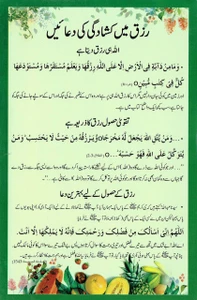 Rizq Main Kushadgi Ki Duain Card