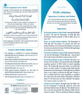 Wudu Informative Pamphlet English Translation