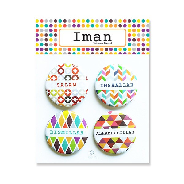 Iman Rainbow Magnet