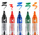 g2oqr33ild75t07taal50uq24o-12963_Pilot_Markers_Whiteboard_V_Board_Refillable_Assorted_Chisel_2.3mm_5pc_Swatch_1.jpg