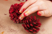 Bertie® Glitter Powder Craft Material Red 300g - Product Image 2