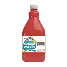 Bertie® School Acrylic Paint Cool Red 2L - Default Image