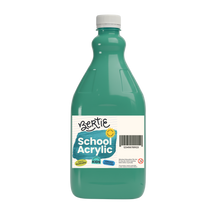 Bertie® School Acrylic Paint Mid Green 2L - Default Image