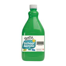Bertie® School Acrylic Paint Bright Green 2L - Default Image