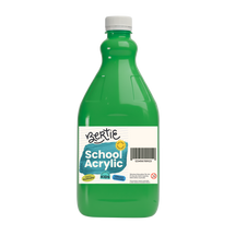Bertie® School Acrylic Paint Bright Green 2L - Default Image