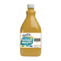 Bertie® School Acrylic Paint Ochre 2L - Default Image