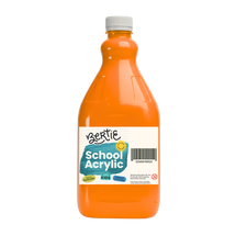 Bertie® School Acrylic Paint Orange 2L - Default Image