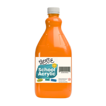 Bertie® School Acrylic Paint Orange 2L - Default Image