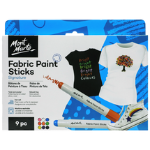 Mont Marte® Fabric Paint Sticks Assorted 9pc