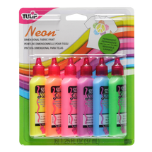 Tulip Dimensional Fabric Paint Neon 37mL 6pc - Second Image