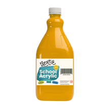 Bertie® School Acrylic Paint Warm Yellow 2L - Default Image