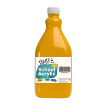 Bertie® School Acrylic Paint Warm Yellow 2L - Default Image
