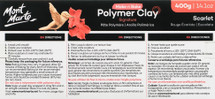 Mont Marte® Oven Bake Polymer Clay Scarlet 400g - Product Image 2