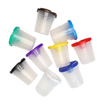 Bertie® Clear Non Spill Paint Pot Set 10pc - Default Image