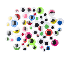 Bertie® Self Adhesive Colourful Eyes 1000pc