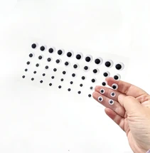 Bertie® Peel and Stick Joggle Eyes 500pc - Second Image