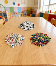 Bertie® Joggle Eyes Easy Storage Multi Colour 9.5mm–19mm 500pc - Second Image