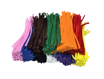 Bertie® Chenille Stems Assorted Colours 30cm 1000pc