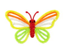 Bertie® Chenille Stems Fluorescent 100pc - Second Image