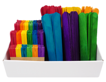 Wooden Craft Sticks Assorted Colours 600pc