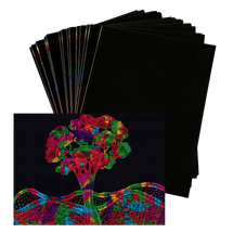 Bertie® Scratch Art Paper 18.5 x 25.3cm 25pc - Default Image
