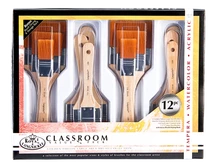 Royal & Langnickel Golden Taklon Brush Set 12pc - Default Image