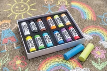 Bertie® Jumbo Pavement Pastels Asst 12pc - Product Image 2