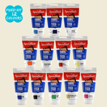 Speedball Fabric Block Printing Ink - Fixed Kit of 12