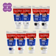 Speedball Fabric Block Printing Ink - Custom Kit of 8