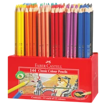 Faber-Castell Classic Coloured Pencils Classpack 144pc - Default Image
