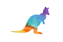 Bertie® Colour Diffusing Australian Animals 25cm 60pc - Default Image