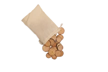 Natural Wood Slices Small 2-4cm 250g - Second Image