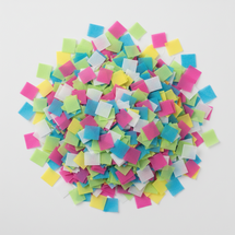Tissue Paper Squares 2.5cm Asst 10000pc