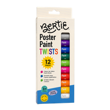Bertie® Poster Paints Twists Asst 12pc - Default Image
