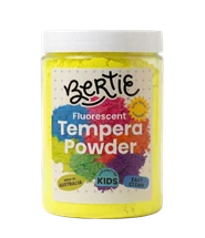 Bertie® Tempera Paint Powder Fluorescent Yellow 300g - Default Image