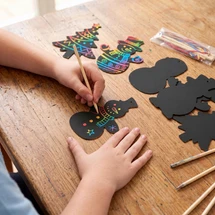 Bertie® Christmas Scratch Art 12pc set - Product Image 2