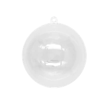 Fillable Christmas Ornaments 8cm 10pc - Product Image 2