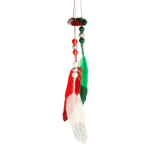 Wooden Christmas Beads Asst 250g - Product Image 2