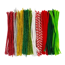 Christmas Chenille Sticks Asst 250pc - Default Image