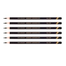 Derwent Chromaflow Pencil Black 6pc - Default Image