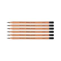 Derwent Lightfast Pencil Black 6pc - Default Image