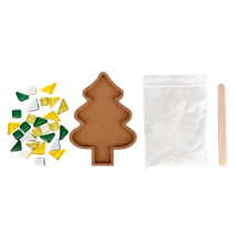 Bertie® Christmas Mosaic Set 13cm 6pc - Default Image