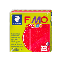 Staedtler® FIMO® Kids Oven Bake Clay Glitter Red 42g - Default Image