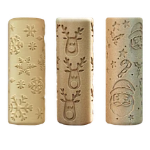 Christmas Eco Stamp Rollers 3pc - Default Image