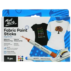 Mont Marte® Fabric Paint Sticks Assorted 9pc