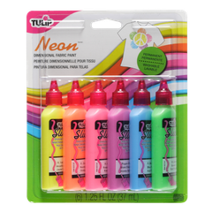 Tulip Dimensional Fabric Paint Neon 37mL 6pc - Second Image