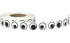 Bertie® Googly Eye Stickers 1.27cm 1000pc