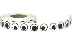 Bertie® Googly Eye Stickers 1.27cm 1000pc
