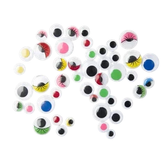Bertie® Self Adhesive Colourful Eyes 1000pc