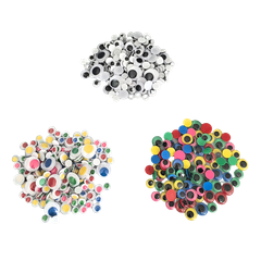 Bertie® Joggle Eyes Easy Storage Multi Colour 9.5mm–19mm 500pc